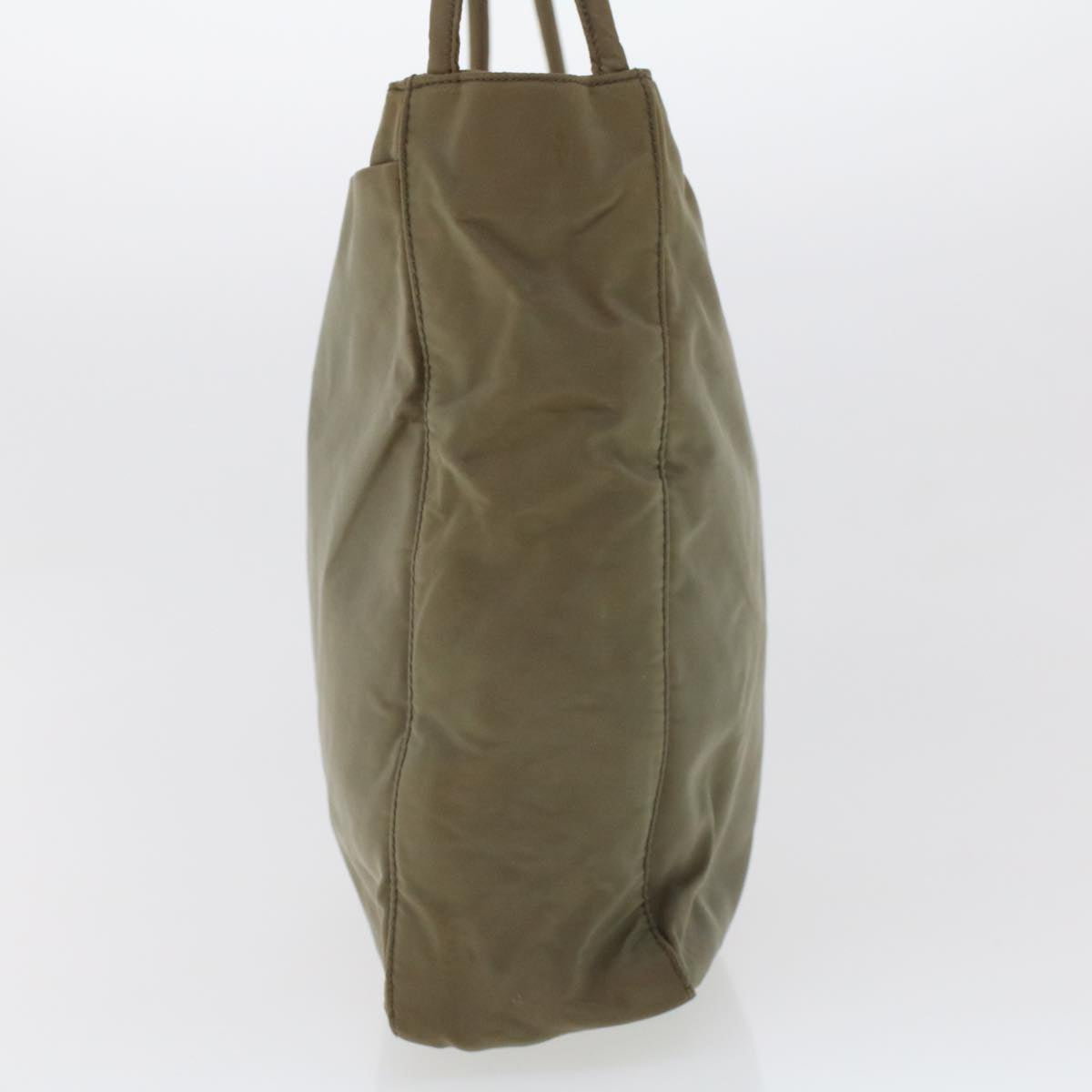 Prada Shoulder Bag Nylon Khaki cl556