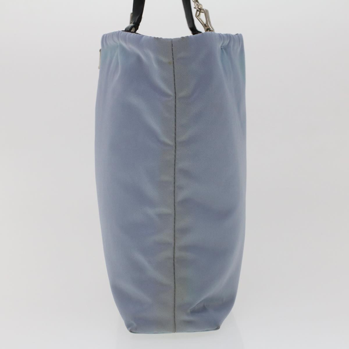 Prada Hand Bag Nylon Light Blue cl559