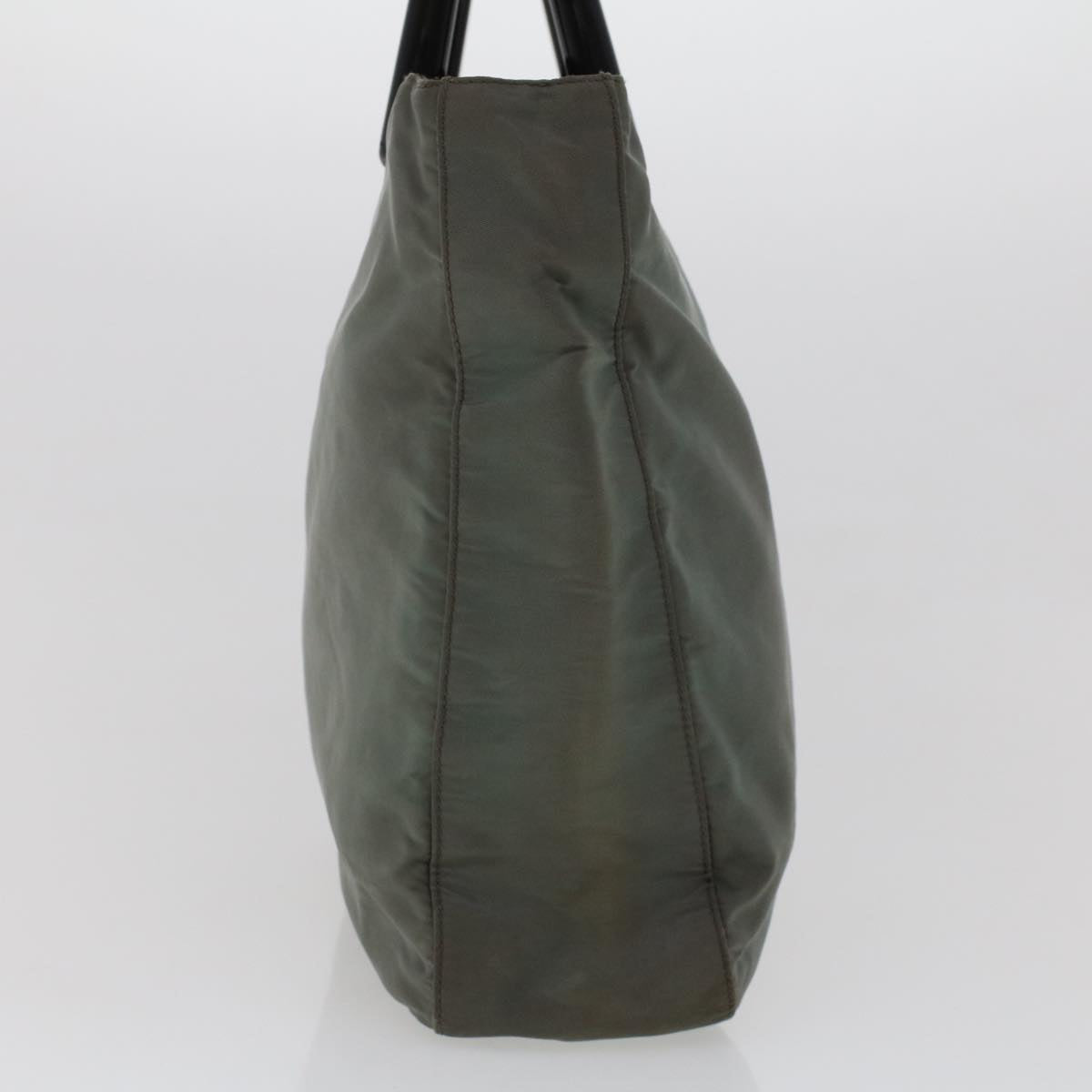 Prada Hand Bag Nylon Gray cl560