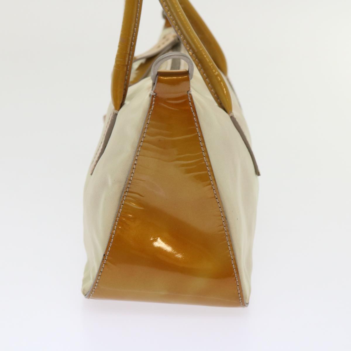 Prada Hand Bag Nylon 2way Shoulder Bag Beige cl637