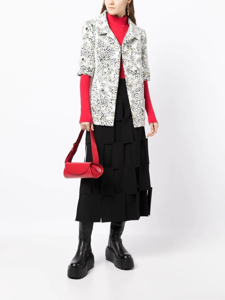 Autumn Flower-Print Jacket