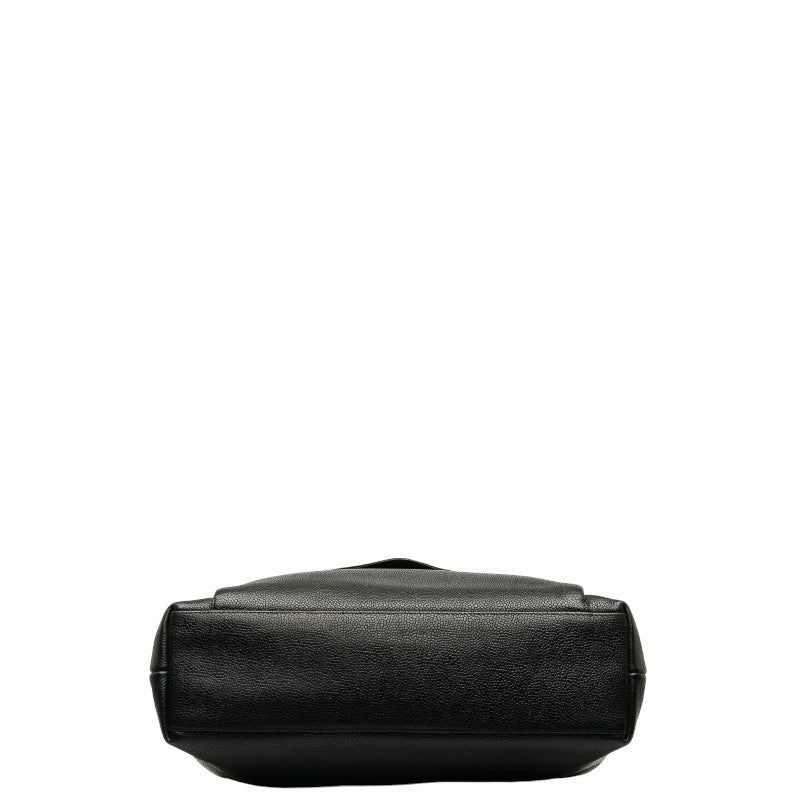 Chanel Vintage Shoulder Bag in Caviar Leather Black