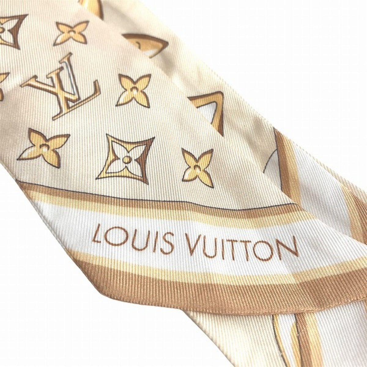 Louis Vuitton yellow Silk Scarf
