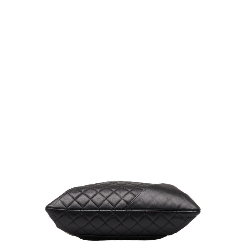 Chanel Matras Combo Line Coca-Cola Handbag Tote Bag Black White Leather CHANEL