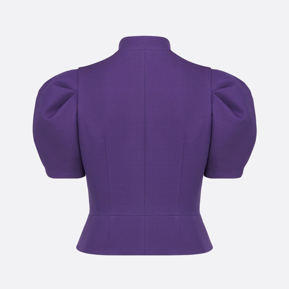 Fitted Short-Sleeved Jacket