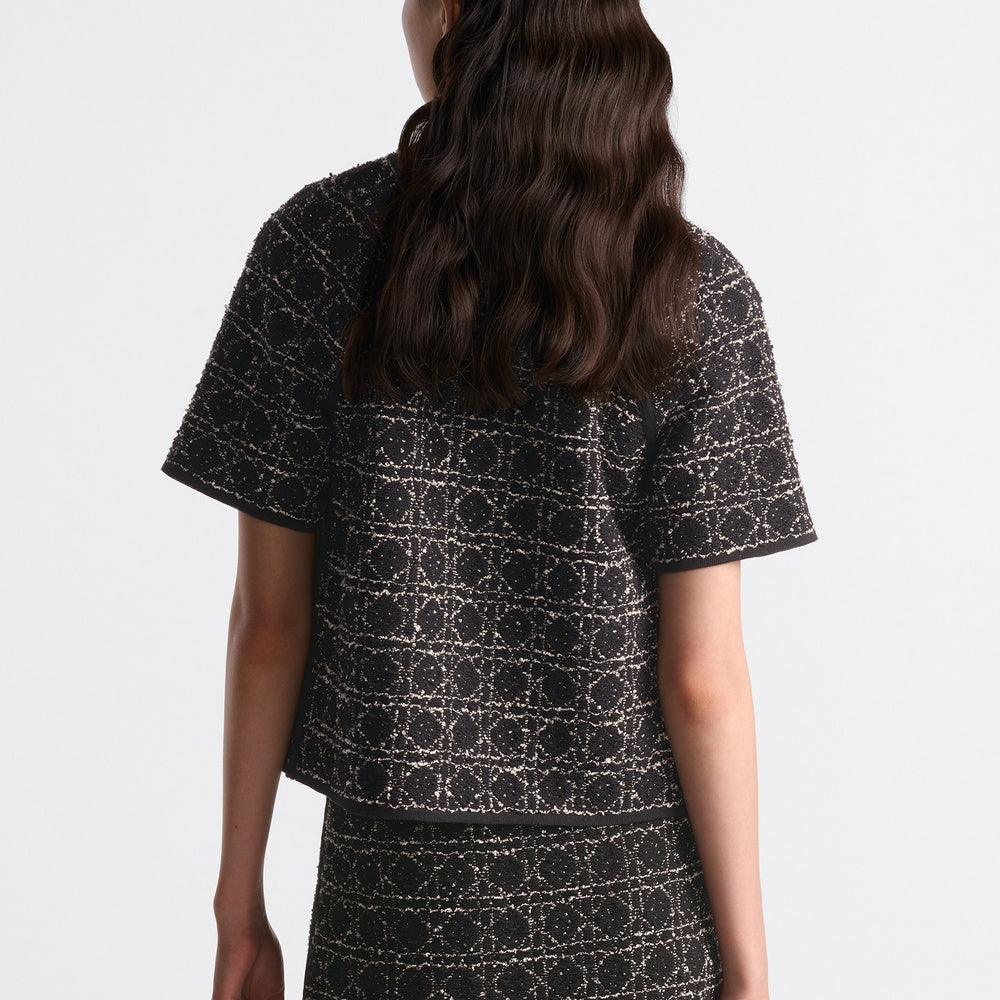 Macrocannage Short-Sleeved Jacket