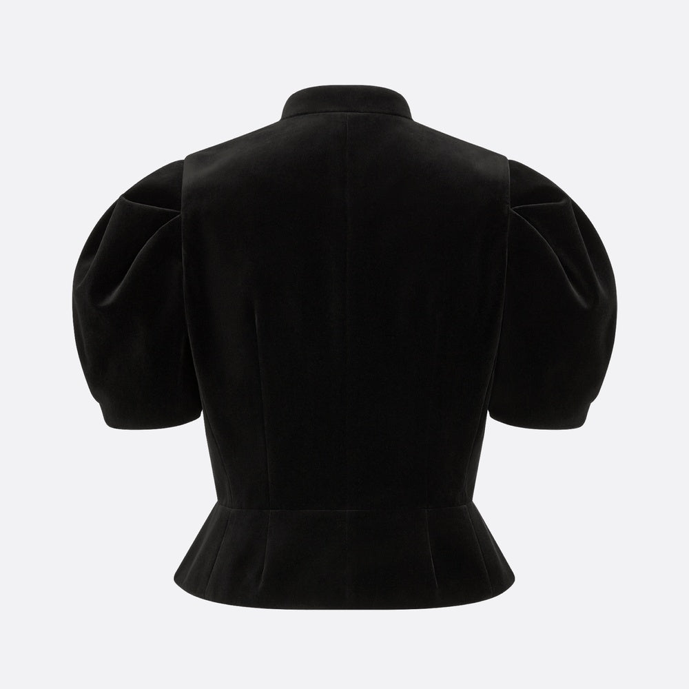 Fitted Short-Sleeved Jacket