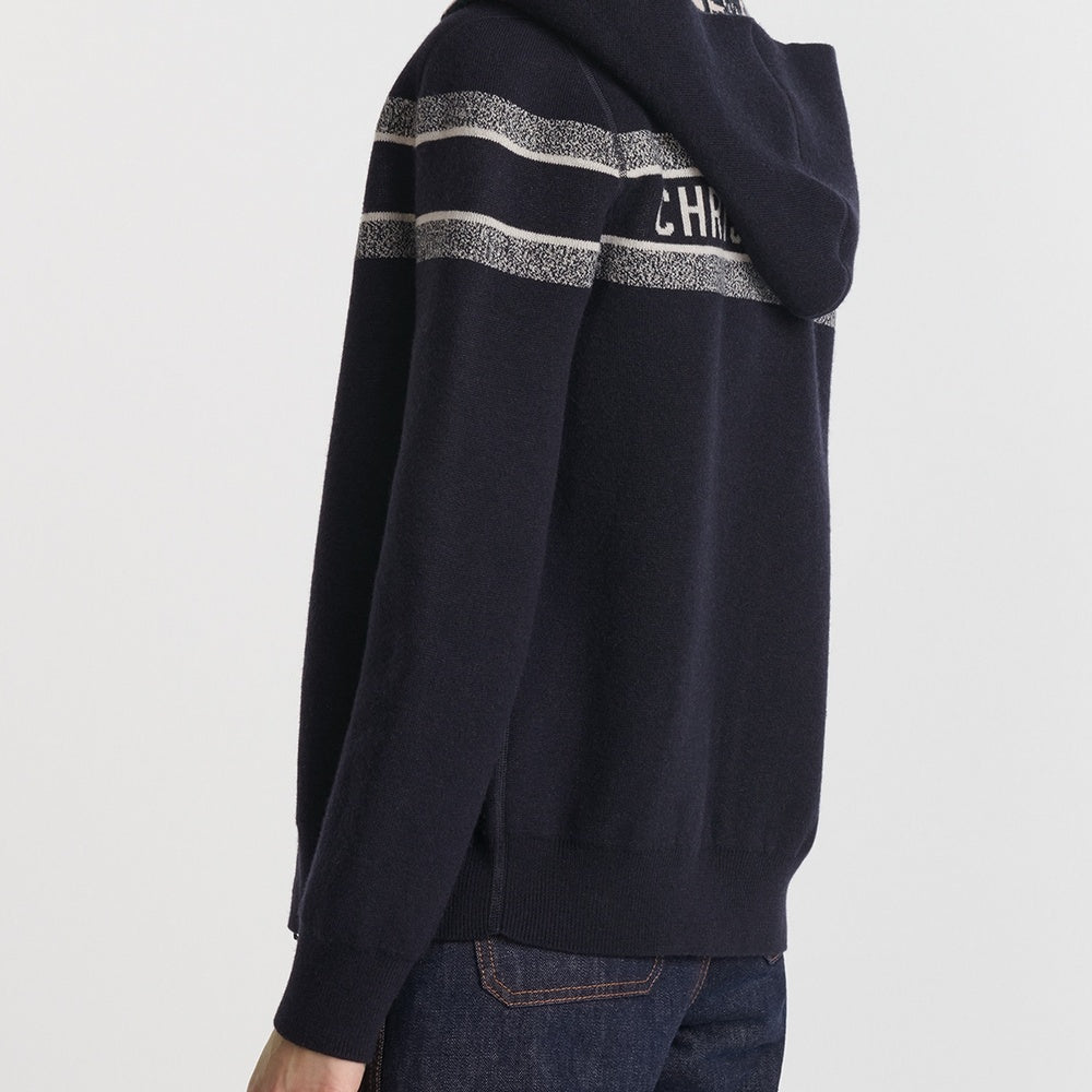 Reversible Zipped Cardigan with Hood