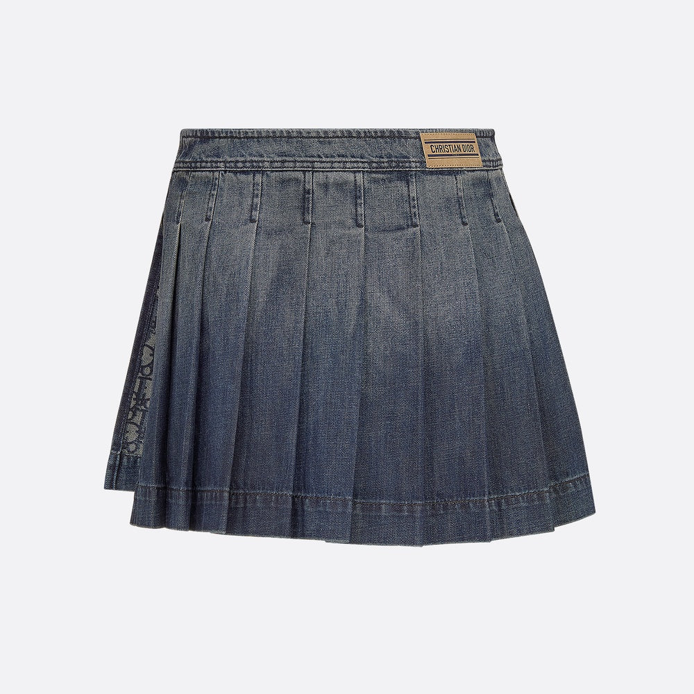 Wrap Miniskirt with Integrated Shorts