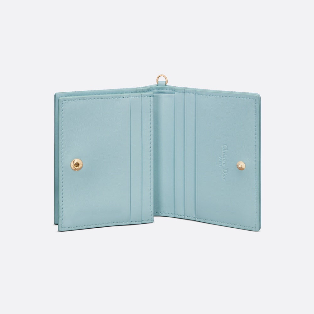 Mini Lady Dior Gardenia Wallet