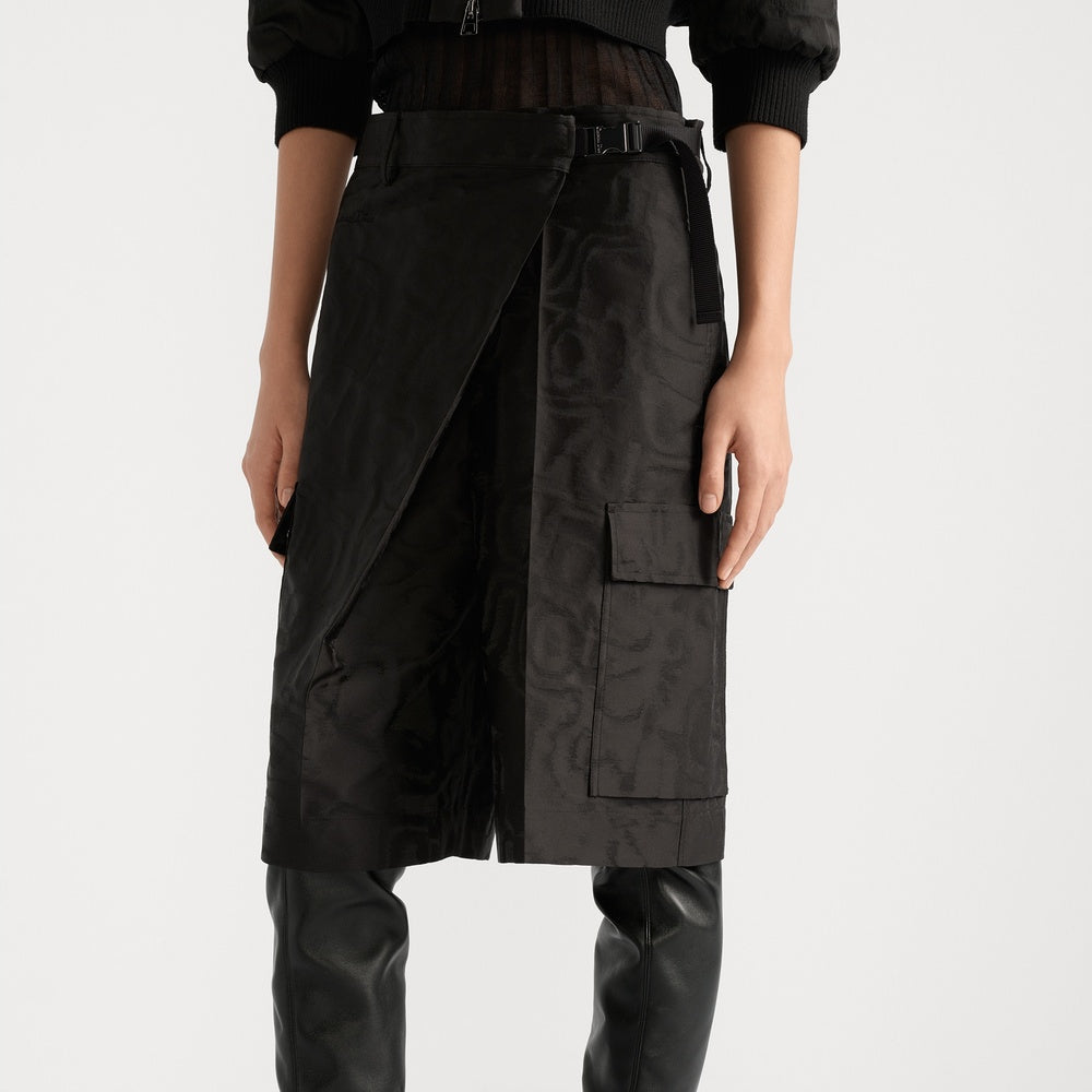 Cargo Wrap Bermuda Shorts