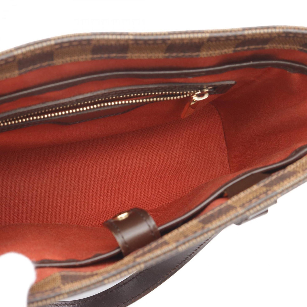 Louis Vuitton Ebene Coated Canvas Leather Handbag