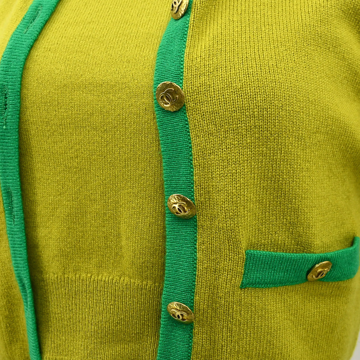 Chanel Cardigan Green