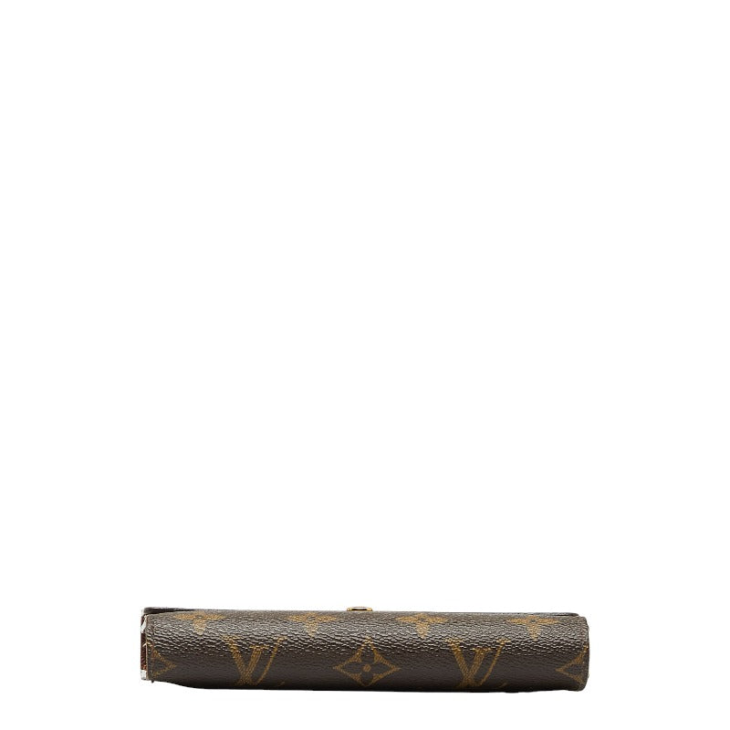 Louis Vuitton Monogram Portraits M61202 Brown PVC Leather Louis Vuitton Long Wallet