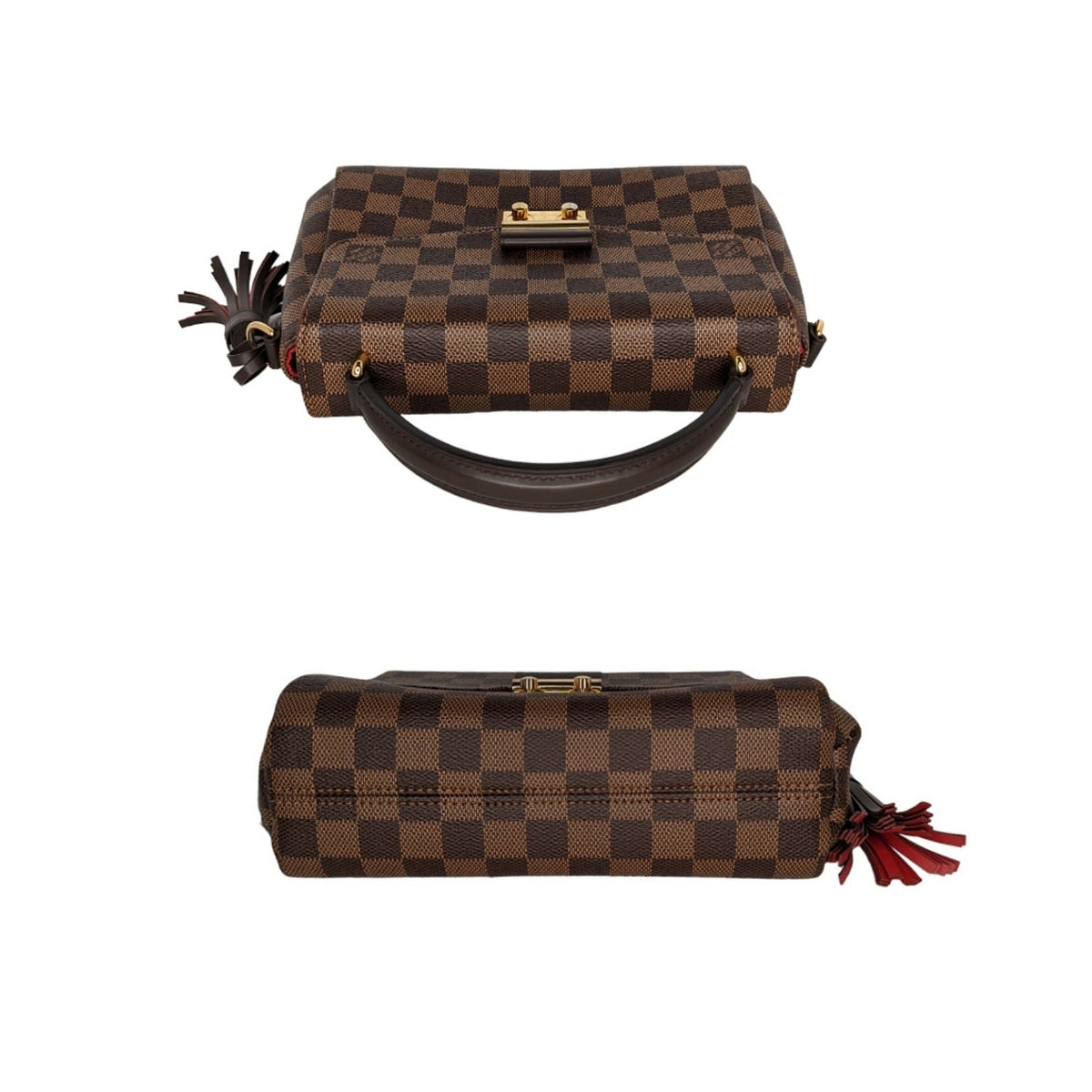 Louis Vuitton Damier Ebene Croisette Shoulder Bag