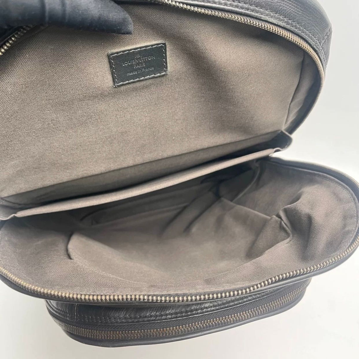 Louis Vuitton (LV) backpack 24x47cm black 22528