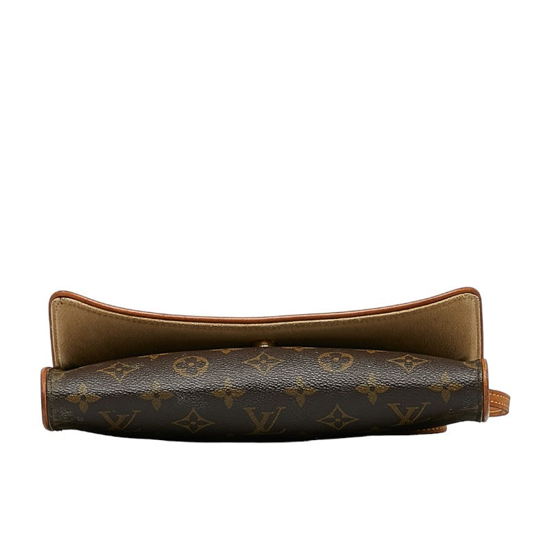 Louis Vuitton Monogram Twin GM Sliding Shoulder Bag M51852 Brown PVC Leather Louis Vuitton
