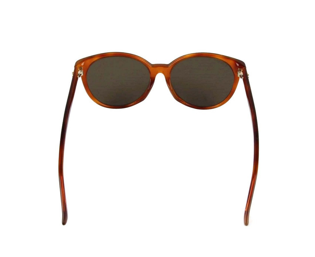 Gucci Women's Mustard Acetate Round Sunglasses