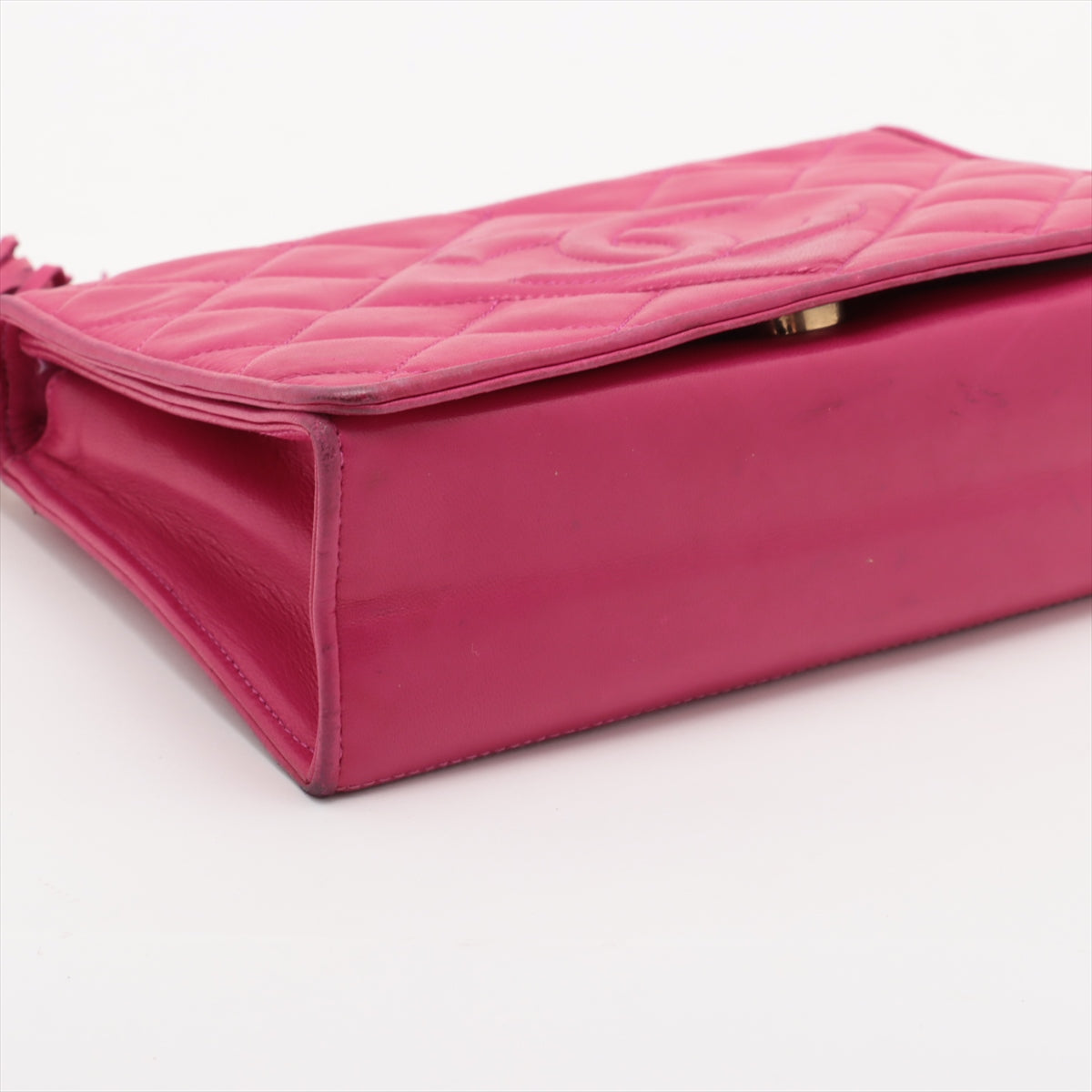 Chanel Matrasse in Chain Shoulder Bag Pink G 1st