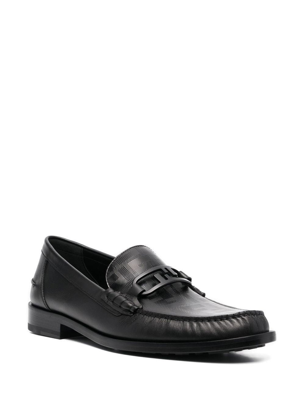 7D1546 AK1U F0ABB BLACK FENDI MAN SHOES