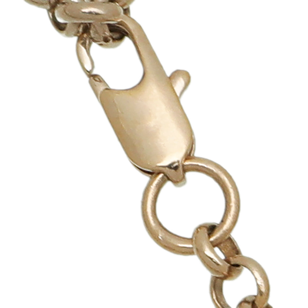 Fendi Gold Finish FF "R" with Crystal Identification Bracelet