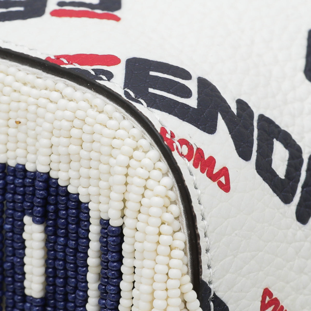 Fendi Tricolor X Fila Mania Beaded Mon Tresor Bag