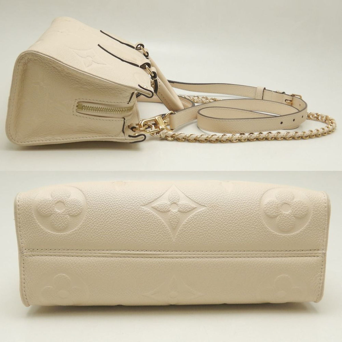 Louis Vuitton ivory Leather Handbag