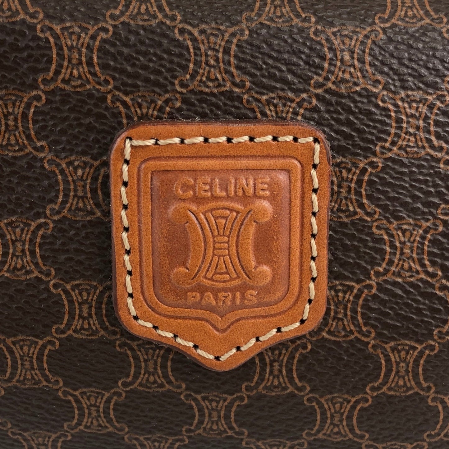 CELINE Pouch Brown Vintage chci53