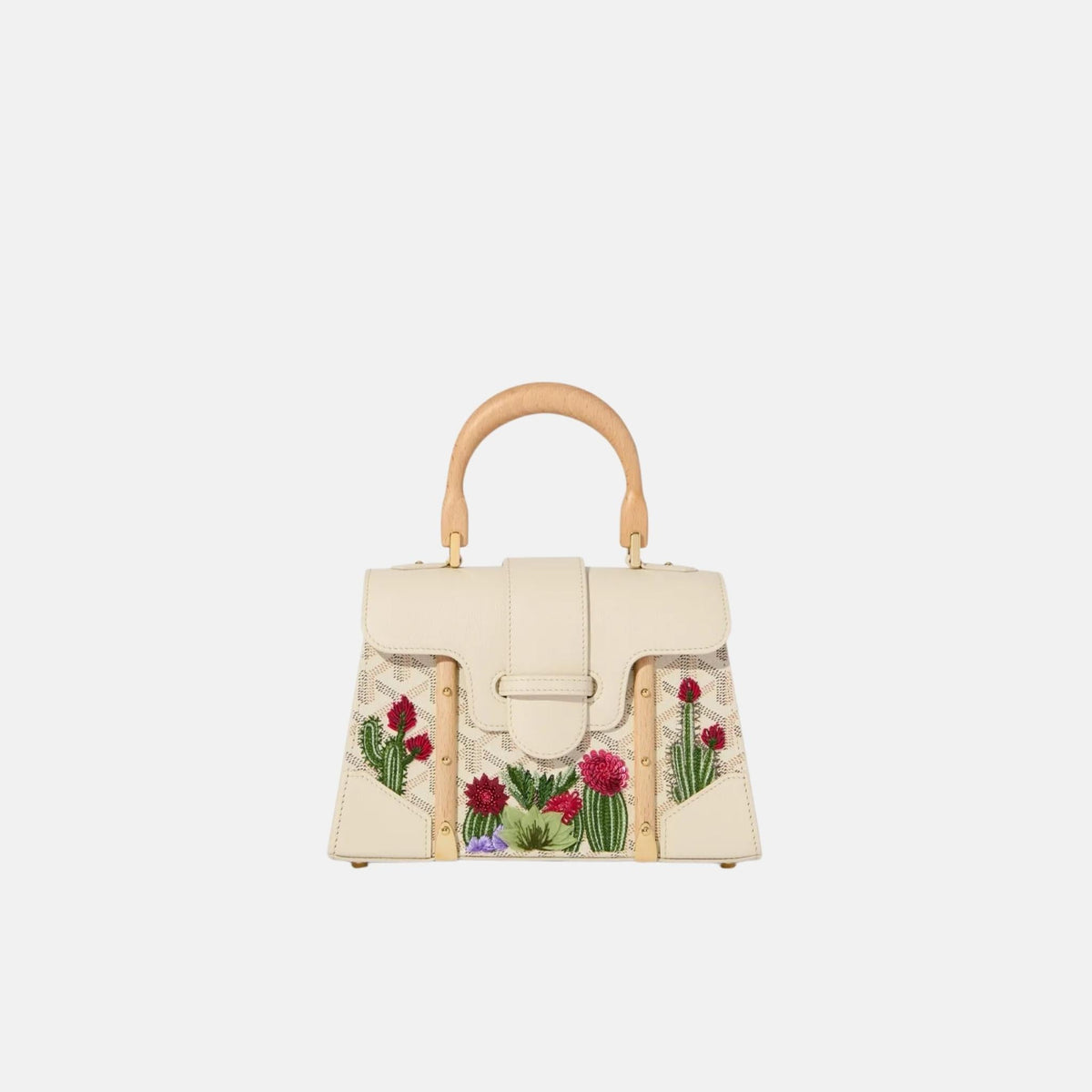 Saigon Structure Mini Bag Cactus Embroidery Limited Edition