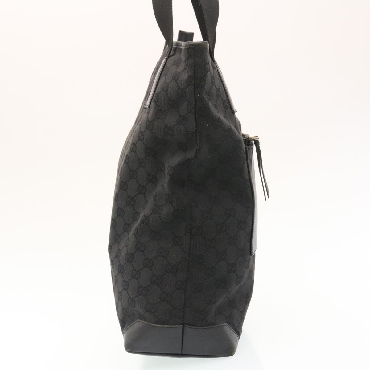 GUCCI GG Canvas Tote Bag Black am2078g