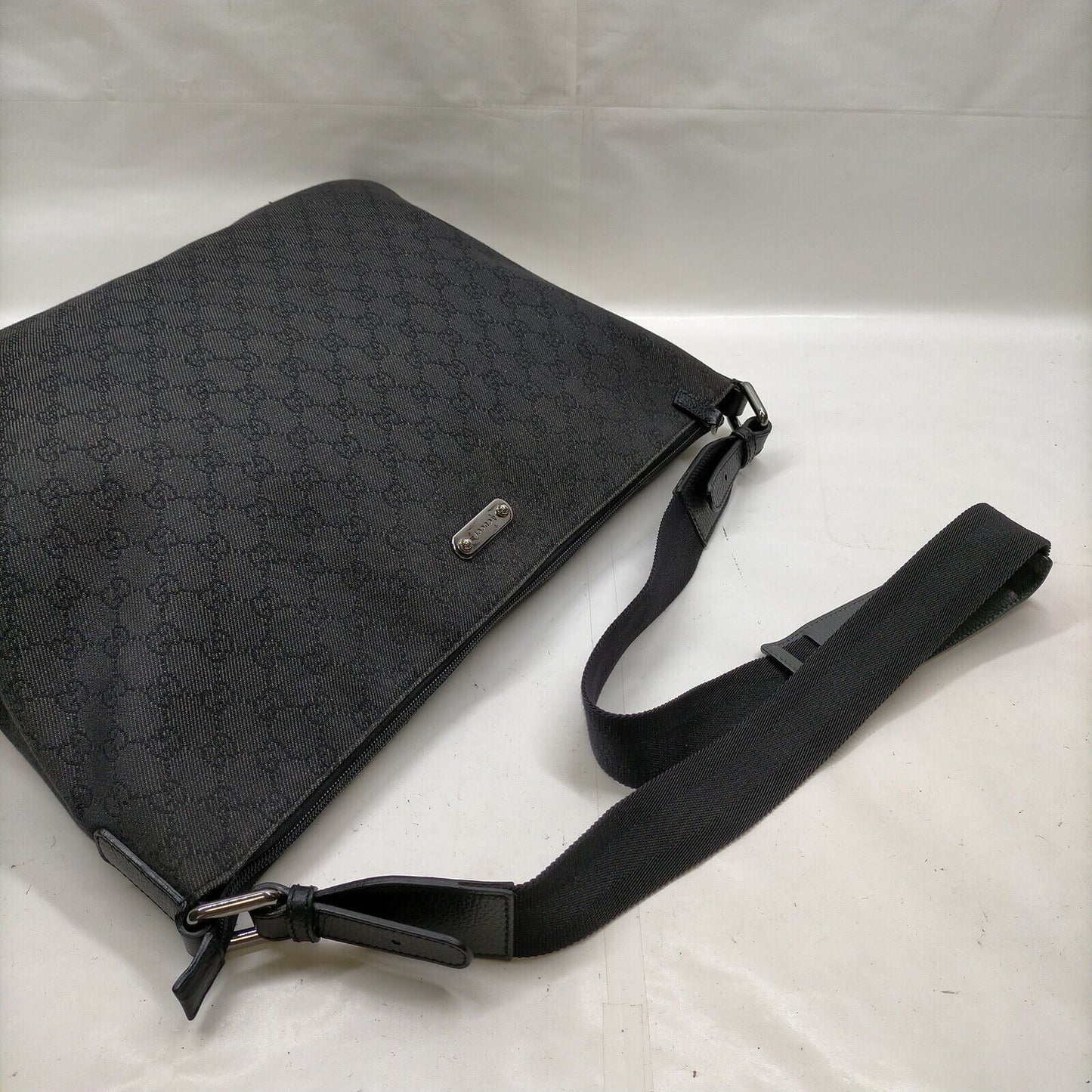 Gucci Black Canvas Crossbody Bag