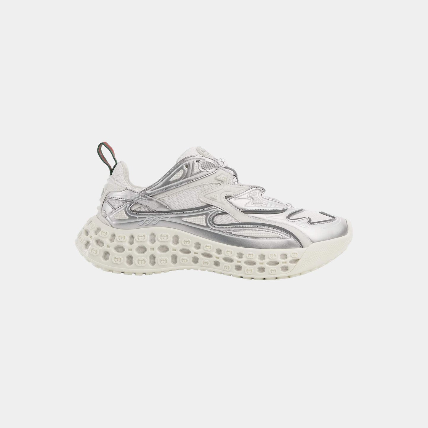 Gucci Cub3d Demetra Sneaker, White, Side