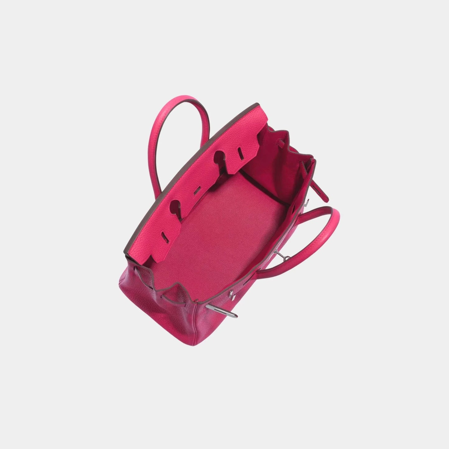 Birkin 30 Clemence Taurillon Rose Extreme PHW
