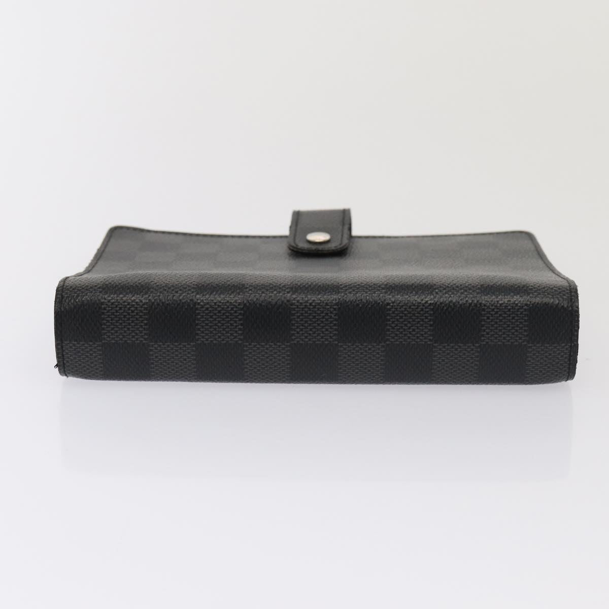 LOUIS VUITTON Damier Graphite Agenda MM Day Planner Cover R20242 LV Auth hk1439