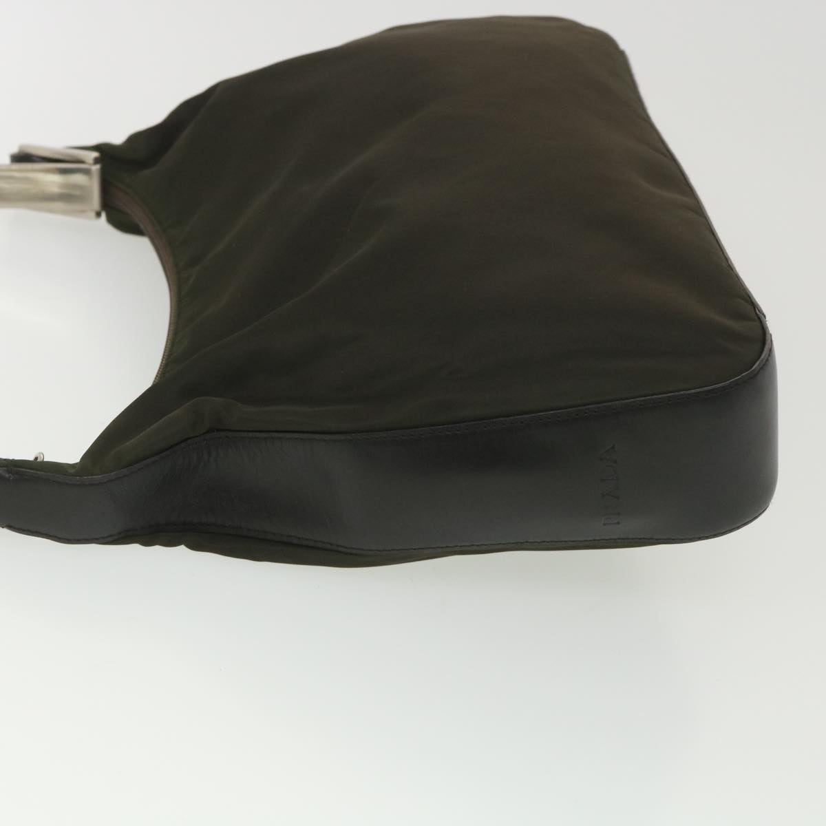 Prada Shoulder Bag Nylon Khaki hk630
