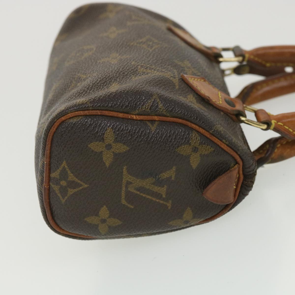 LOUIS VUITTON Monogram Mini Speedy Hand Bag 2way M41534 LV hk645