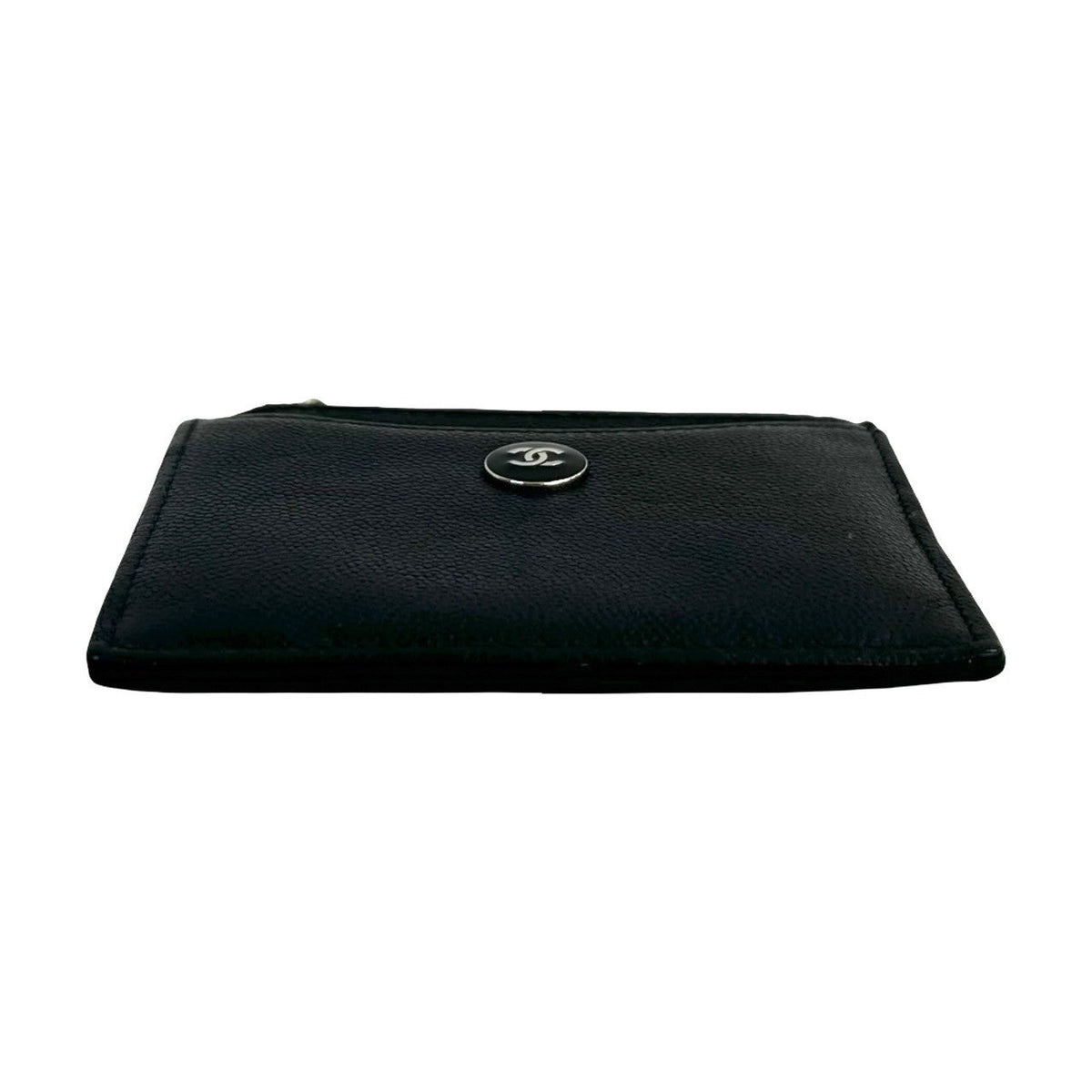 Chanel Coco Mark Mat Caviar Card Case