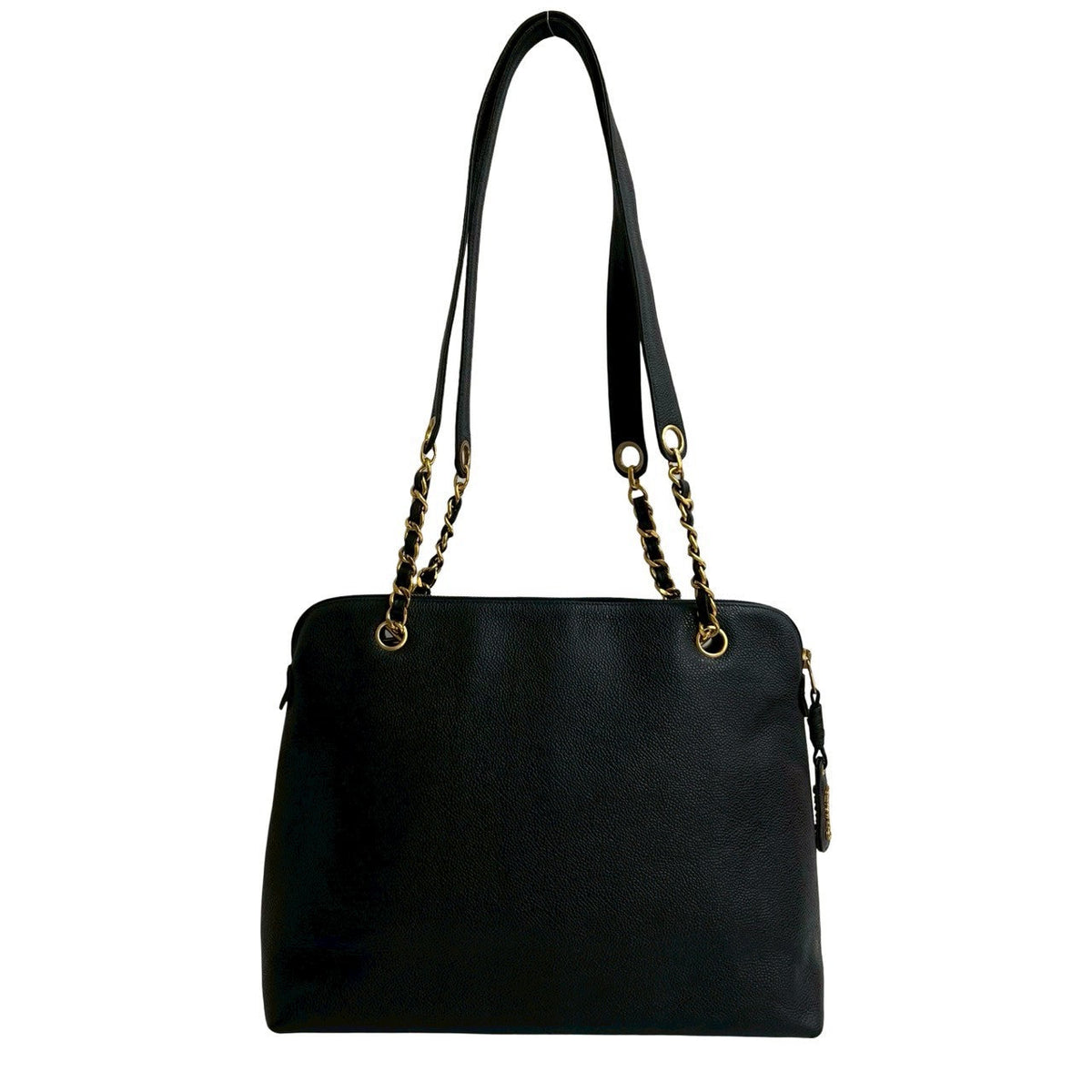 Chanel Coco Mark Caviar Leather Shoulder Bag