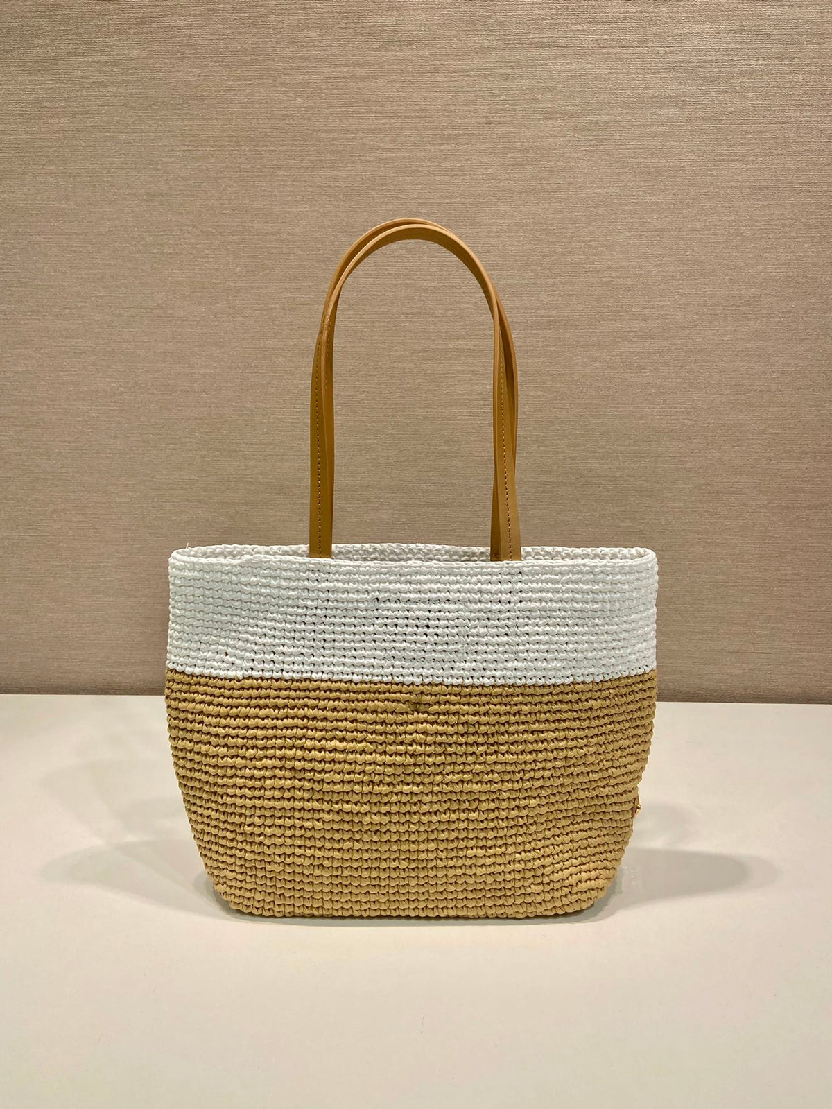 BOLSA Prada TOTE CROCHÊ E COURO 23