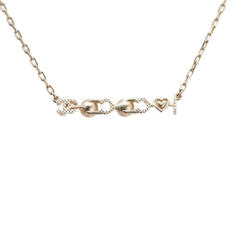 Chanel I LOVE COCO Heart Motif Pearl Necklace