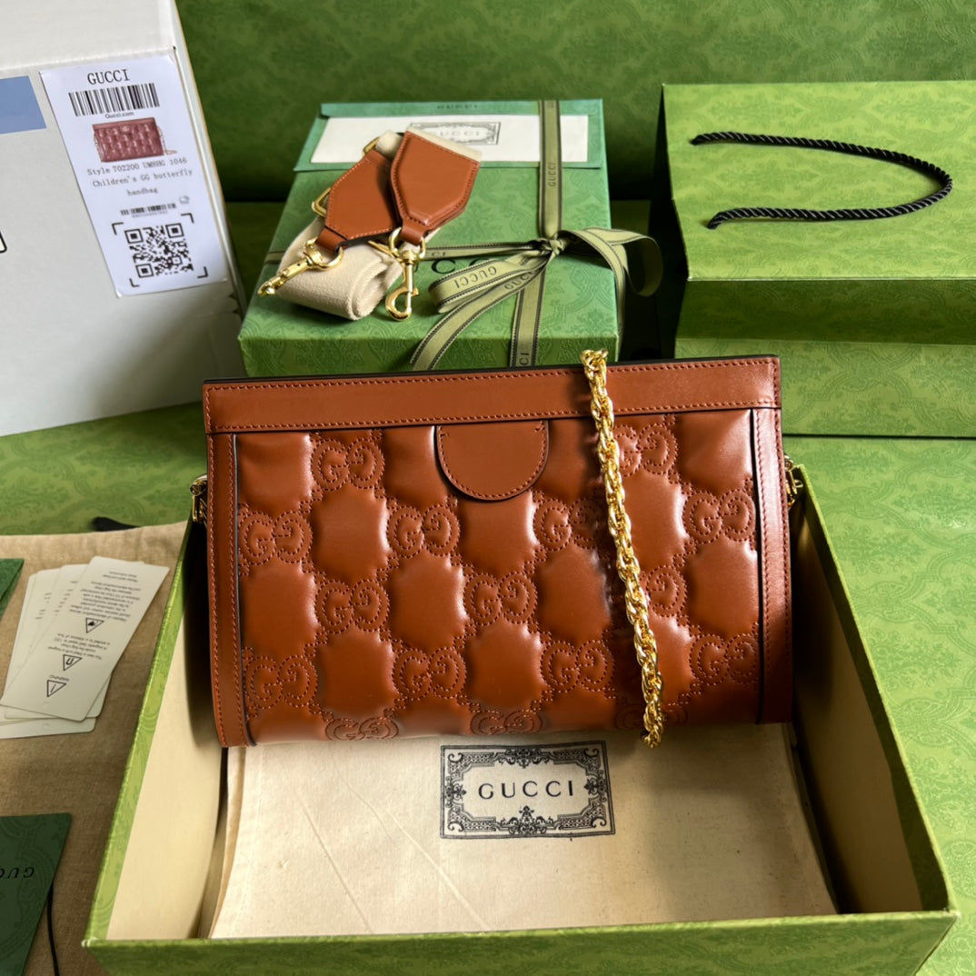 Gucci GG Matelasse Leather Shoulder Bag