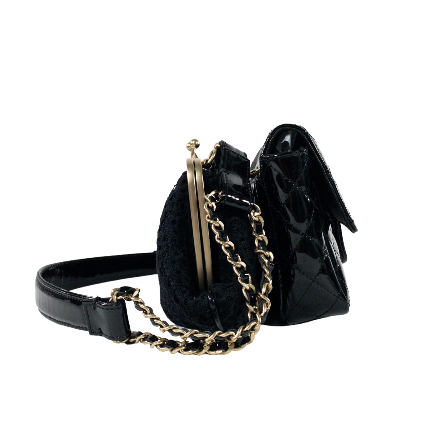 Chanel Twin Chain Evening Bag