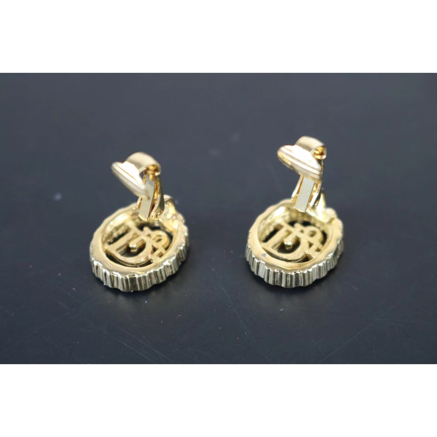Rank SA | Dior Earring Gold Rhinestone|061707
