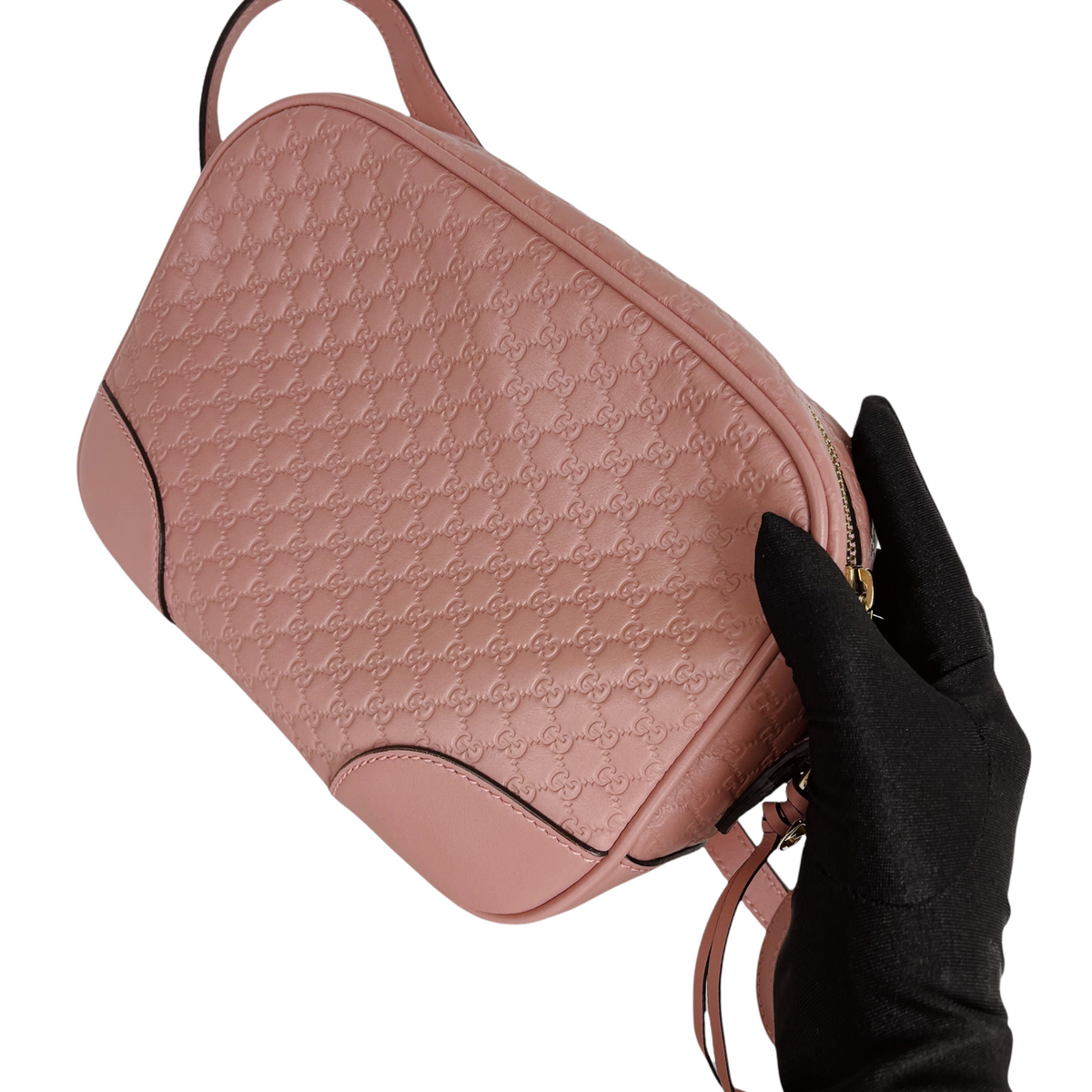 Gucci Guccissima Bree Pink Camera Bag