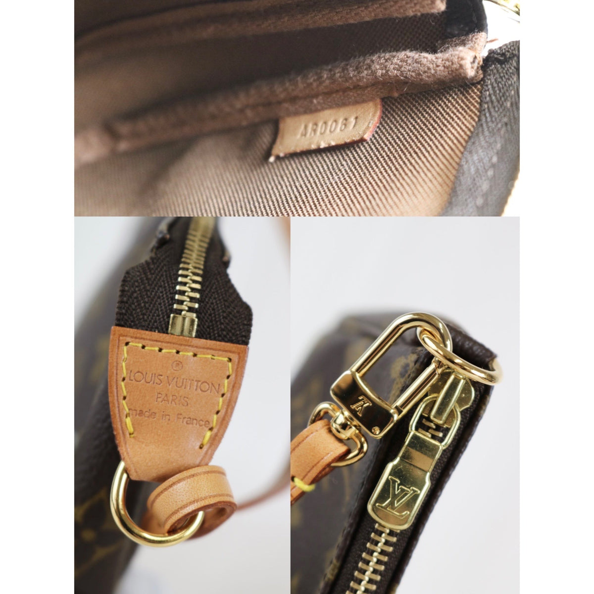 Rank A | LV Monogram Pochette Accessoires |053102