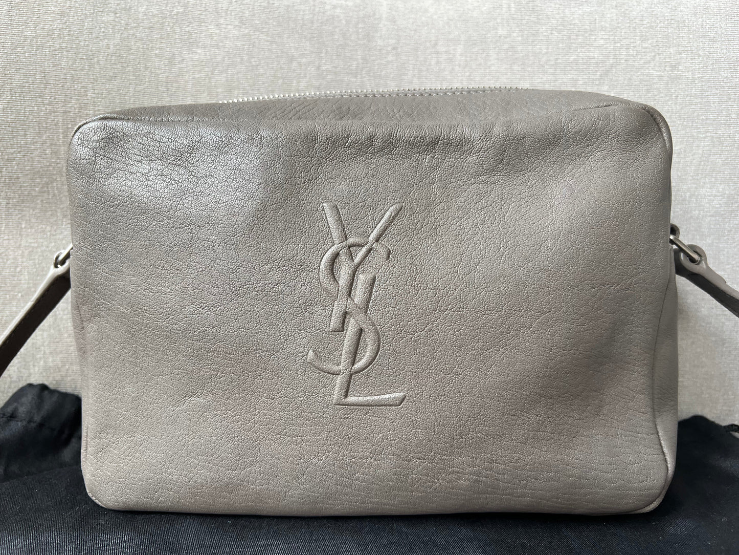 Yves Saint Laurent (YSL) Grey Camera Bag
