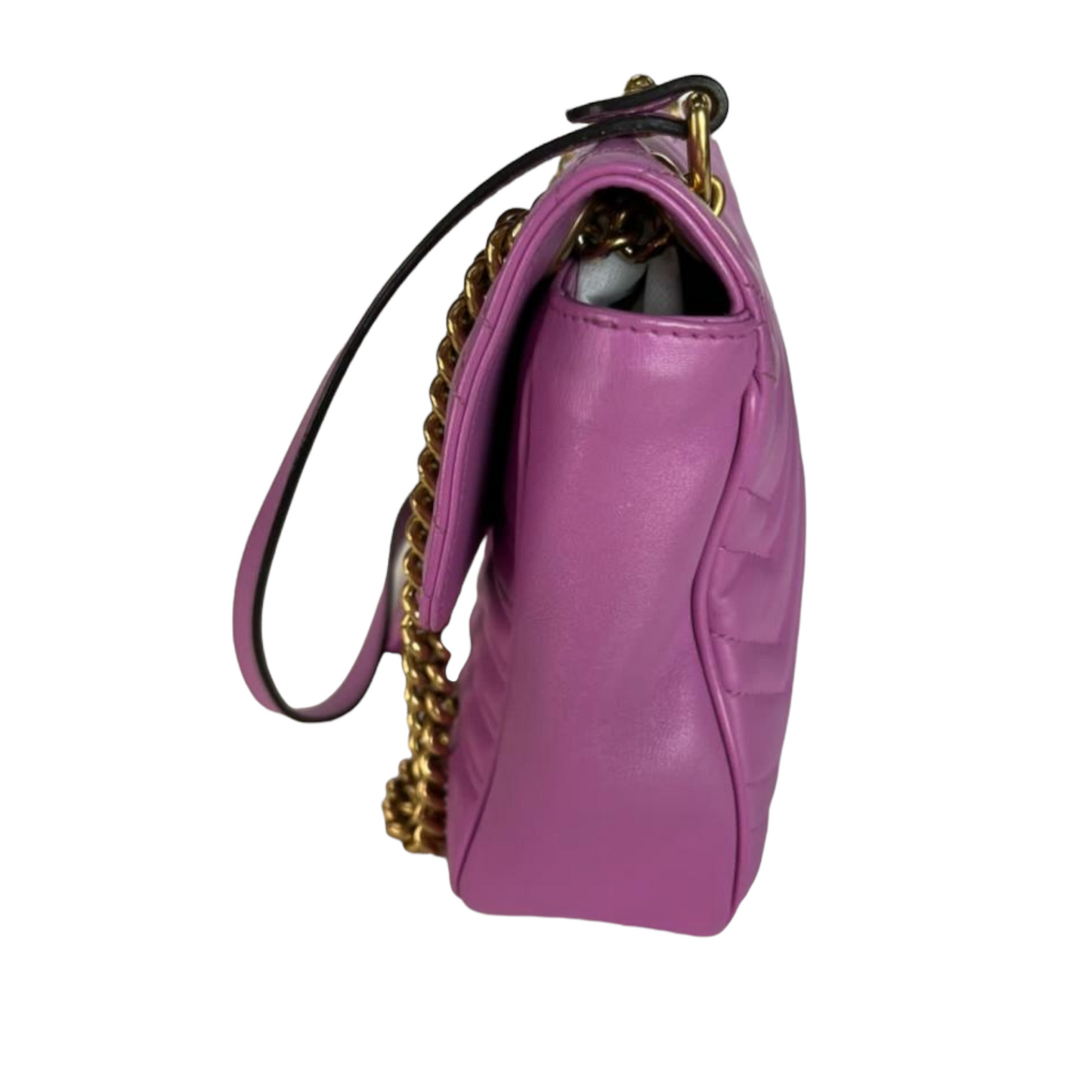 Gucci Medium GG Marmont Calfskin Pink GHW