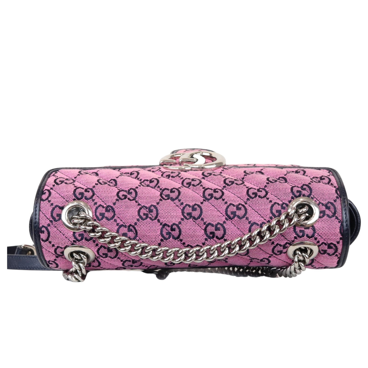 Gucci Small Marmont Matelassé Leather Pink SHW
