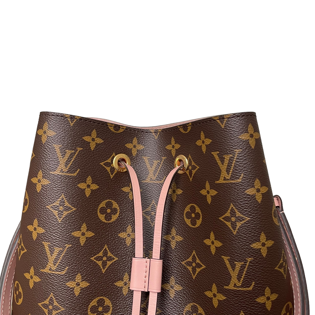 Louis-Vuitton Monogram NeoNoe MM Pink Interior GHW