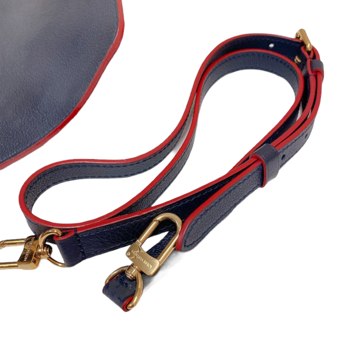 Louis-Vuitton Monogram Empreinte Pochette Metis Leather Marine Blue GHW